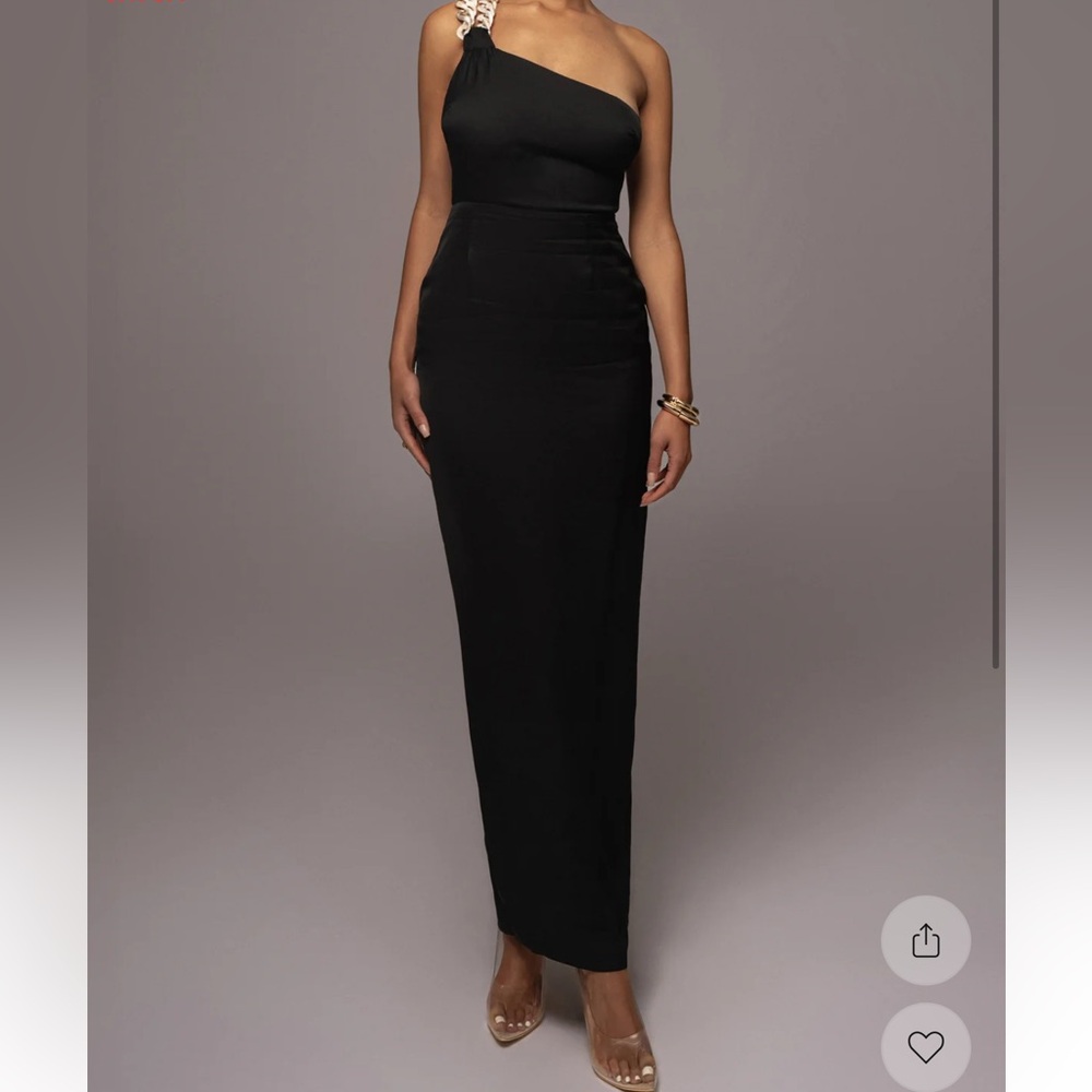NWT - JLUXLABEL Black Luxury Living Maxi Dress